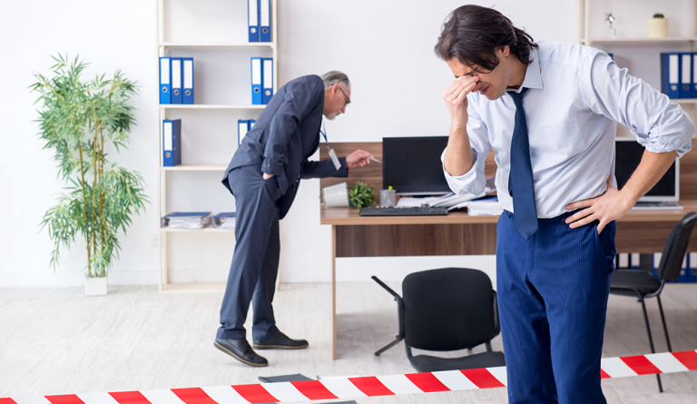 Miotechnic Theft of Security Systems in an office